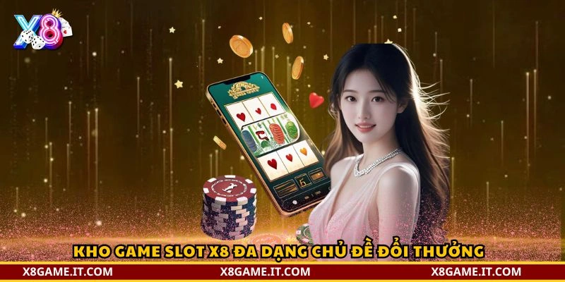 Slot X8 – Nổ Hũ Đỉnh Cao Với Tỷ Lệ Thưởng Hấp Dẫn 5 Kho game Slot X8 đa dạng chủ đề đổi thưởng