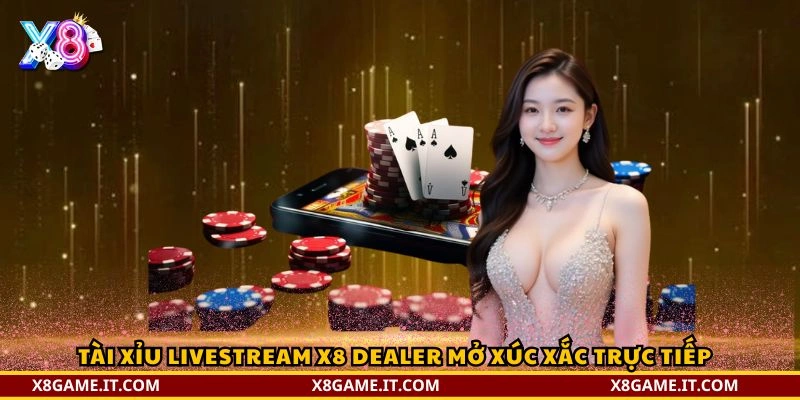Tài Xỉu Livestream X8 – Trải Nghiệm Cá Cược Trực Tiếp Đỉnh Cao 2 Tài Xỉu Livestream X8 dealer mở xúc xắc trực tiếp