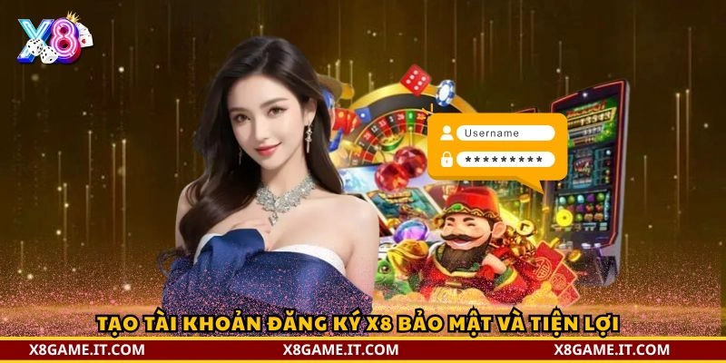 Tạo tài khoản đăng ký X8 bảo mật và tiện lợi 